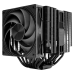 Кулер для процессора/ CPU Cooler Thermalright Frost Tower 140 (4-pin PWM, 158mm, Al/Cu, 7x6mm, 1x120mm+1x140mm, 85.35/120CFM, 33.3/36.25dBA, 2400/1850RPM, S: 1851/1700/1200/115X/2011/2066, AM5/AM4, black)