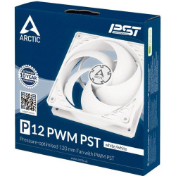 Вентилятор корпусной ARCTIC Cooling P12 PWM PST (White/White)- retail (ACFAN00170A) (702263)