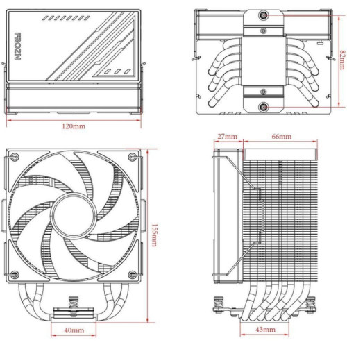 Вентилятор для процессора ID-Cooling Вентилятор Cooler ID-Cooling FROZN A610 ARGB WHITE 250W/ Intel 1700, 12*, 115*, AMD AM5, AM4/ Screws Вентилятор для процессора ID-Cooling Вентилятор Cooler ID-Cooling FROZN A610 ARGB WHITE 250W/ Intel 1700, 12*, 115*, AMD AM5, AM4/ Screws