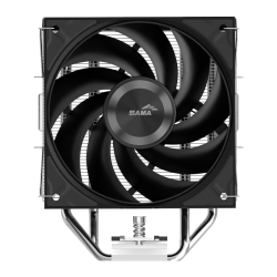 Кулер для процессора/ CPU Cooler SAMA A40E (240W, 4-pin PWM, 152mm, 4x6mm, 1x120mm, 78CFM, 29dBA, 2200RPM, S: 1851/1700/1200/115X, AM5/AM4, silver)