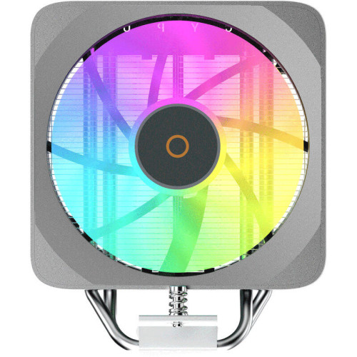 Кулер для процессора/ CPU Cooler Ocypus Delta A40 EX BK Digital (200W, 4-pin PWM, LED temp., 157mm, Al/Cu, 4x6mm, ARGB, 1x120mm, 60CFM, 31dBA, 1600RPM, S: 1851/1700/1200/115X, AM5/AM4, black)