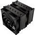 Кулер для процессора/ CPU Cooler Corsair A115 Twin Tower (270W, 4-pin PWM, 165mm, Al/Cu, 6x6mm, 2x140mm, 84.5CFM, 33.9dBA, 1600RPM, S: 1851/1700/1200/115X, AM5/AM4, black)