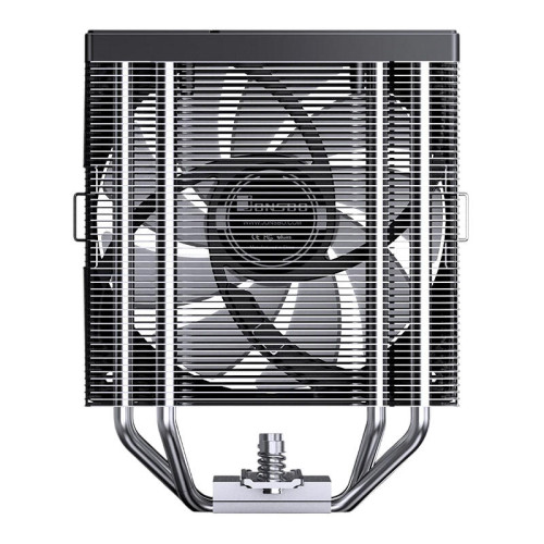 Кулер для процессора/ CPU Cooler JONSBO CA40 ARGB (225W, 4-pin PWM, 157mm, Al/Cu, 4x6mm, ARGB, 1x120mm, 69.61CFM, 32.6dBA, 1800RPM, S: 1851/1700/1200/115X, AM4/AM5 Black)