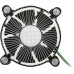 Кулер Deepcool CK-11509 Soc-1151/1200 черный 3-pin 27dB Al 65W 147gr Ret (DP-ICAP-11509) [DP-ICAP-11509]