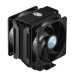 Кулер для процессора/ Cooler Master MasterAir MA612 Stealth (220W, 4-pin, 158mm, tower, Al/Cu/Ni, fans: 2x120mm/62CFM/27dBA/1800rpm, 1700/1200/115X/2066/2011-V3/2011/AM5/AM4/AM3/AM3+/AM2/AM2+/FM2/FM2+/FM1)