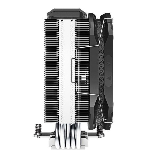 Вентилятор Deepcool AS500 RTL {8} (727064) (Height 164mm, 6mm x 5pcs, Fan 140mm, 500;1200RPM ±10%,  29.2 dB(A), 4-pin PWM, TDP 220W, Screw, Socket AMD AM4, Intel LGA 2066/2011-v3/2011/1700/1200/115x)