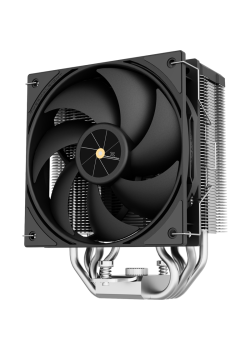 Кулер для процессора/ CPU Cooler Thermalright Assassin X 120 R Digital ARGB Black (4-pin PWM, 151mm, Al/Cu, 4x6mm, ARGB, 1x120mm, 70.84CFM, 29.8dBA, 2000RPM, S: 1851/1700/1200/115X, AM5/AM4, black)