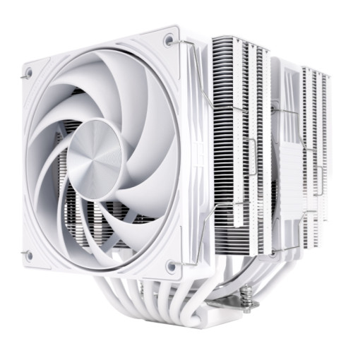 Кулер для процессора/ CPU Cooler Thermalright Frost Tower 140 (4-pin PWM, 158mm, Al/Cu, 7x6mm, 1x120mm+1x140mm, 85.35/120CFM, 33.3/36.25dBA, 2400/1850RPM, S: 1851/1700/1200/115X/2011/2066, AM5/AM4, white)