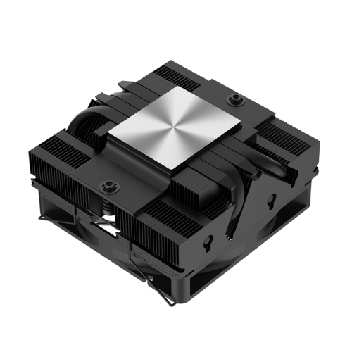 Кулер для процессора/ CPU Cooler SAMA U40 (130W, 4-pin PWM, 47mm, 4x6mm, 1x90mm, 38.18CFM, 34dBA, 2800RPM, S: 1851/1700/1200/115X, AM5/AM4, black)