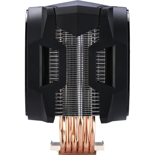 Кулер для процессора/ Cooler Master MasterAir MA610P (180W, 4-pin, 170.4mm, tower, Al/Cu, ARGB, fans: 2x120mm/62CFM/27dBA/1800rpm, 1200/115X/2066/2011-V3/2011/AM4/AM3/AM3+/AM2/AM2+/FM2/FM2+/FM1, ARGB Controller, 1700/AM5 only with bracket)