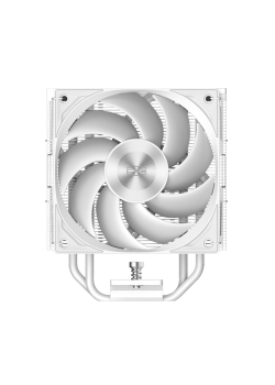 Кулер для процессора/ PCCooler RZ500 WH (250W, 4-pin PWM, 155mm, Al/Cu, 5x6mm, 1x120mm, 86.73CFM, 32dBA, 2200RPM, S: 1851/1700/1200/115X, AM5/AM4, white)