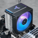 Кулер для процессора/ CPU Cooler JONSBO CR-1400 EVO ARGB (180W, 4-pin PWM, 130mm, Al/Cu, 4x6mm, ARGB, 1x92mm, 38.2CFM, 33.8dBA, 2200RPM, S: 1700/1200/115X, AM4/AM5 Black)
