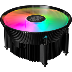 Кулер для процессора/ Cooler Master A71C (95W, 4-pin, 38.99mm, classic, Al/Cu, ARGB, fans: 1x120mm/38.99CFM/24.9dBA/1800rpm, AM4, ARGB Controller)