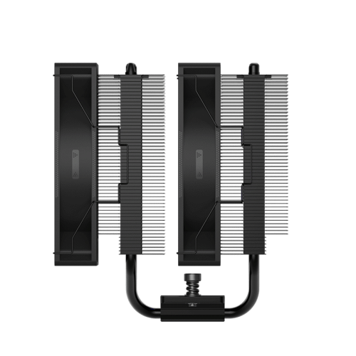 Кулер для процессора/ PCCooler RT620  BK (250W, 4-pin PWM, 157mm, Al/Cu, 6x6mm, 2x120mm, 73.32CFM, 34.9dBA, 2200RPM, S: 1851/1700/1200/115X, AM5/AM4, black)