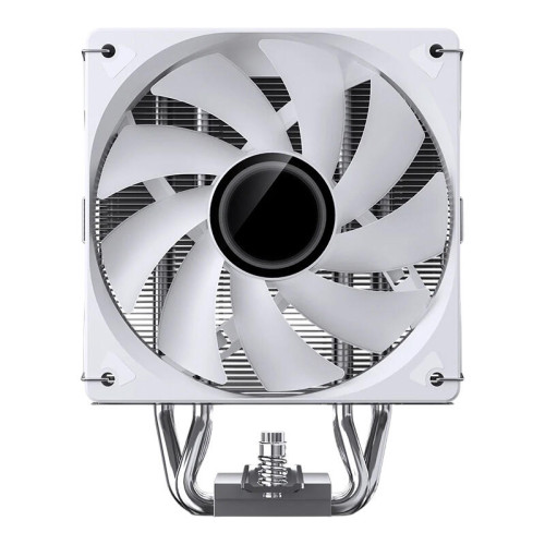 Кулер для процессора/ CPU Cooler JONSBO CR-1000 V3 PRO ARGB (230W, 4-pin PWM, 157mm, Al/Cu, 6x6mm, ARGB, 1x120mm, 70.8CFM, 33.2dBA, 1800RPM, S: 1851/1700/1200/115X, AM4/AM5 White)
