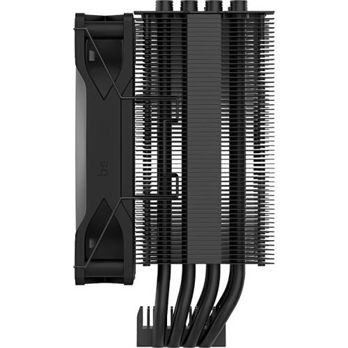 Кулер для процессора/ CPU Cooler be quiet! PURE ROCK 2 FX (150W, 4-pin PWM, 155mm, Al/Cu, 4x6mm, ARGB, 1x120mm, 42.6CFM, 24.4dBA, 2000RPM, S: 1700/1200/115X/2066/2011(-3) square ILM, AM5/AM4, black)