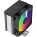 Кулер для процессора/ CPU Cooler Ocypus Gamma A40 BK ARGB Digital (200W, 4-pin PWM, LED temp., 133mm, Al/Cu, 4x6mm, ARGB, 1x100mm, 41CFM, 29.5dBA, 2400RPM, S: 1851/1700/1200/115X, AM5/AM4, black)