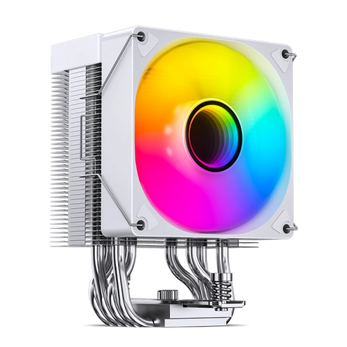 Кулер для процессора/ CPU Cooler JONSBO CR-1400 V2 ARGB (180W, 4-pin PWM, 133mm, Al/Cu, 4x6mm, ARGB, 1x92mm, 38.2CFM, 33.8dBA, 2200RPM, S: 1700/1200/115X, AM4/AM5 White)