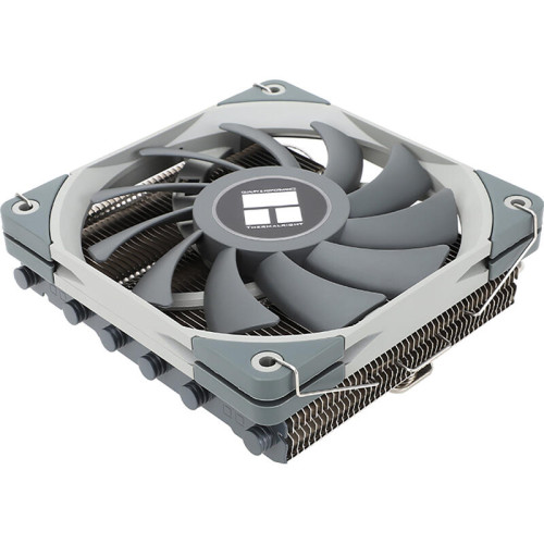 Кулер для процессора/ CPU Cooler Thermalright AXP-120 X67 (4-pin PWM, 52mm, Ni/Cu, 6x6mm, 1x120mm, 59CFM, 26.1dBA, 1800RPM, S: 1851/1700/1200/115X, 2011, 2066, AM5/AM4, grey)