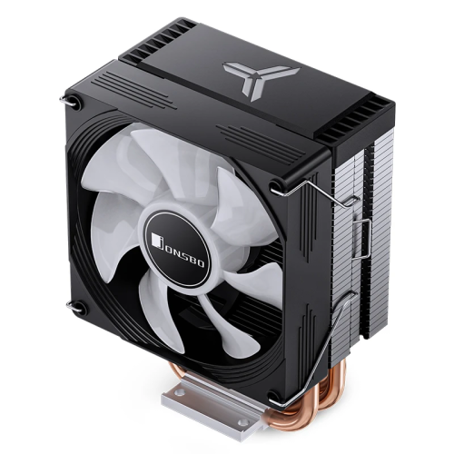 Кулер для процессора/ CPU Cooler JONSBO CR-1300 EVO (160W, 4-pin PWM, 128mm, Al/Cu, 4x6mm, FRGB, 1x90mm, 42CFM, 28.2dBA, 2000RPM, S: 1700/1200/115X, AM5/AM4, White)