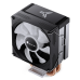 Кулер для процессора/ CPU Cooler JONSBO CR-1300 EVO (160W, 4-pin PWM, 128mm, Al/Cu, 4x6mm, FRGB, 1x90mm, 42CFM, 28.2dBA, 2000RPM, S: 1700/1200/115X, AM5/AM4, White)