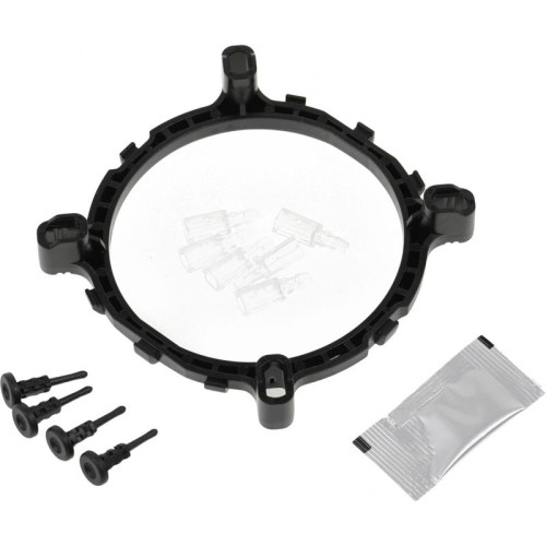 Кулер ID-Cooling DK-01 Soc-AM5/AM4/1200/1700/1851 черный 4-pin 29dB Al 95W 195gr Ret [DK-01]