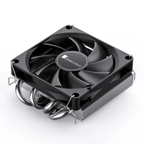 Кулер для процессора/ CPU Cooler JONSBO HP-400S (160W, 4-pin PWM, 36.7mm, Al/Cu, 4x6mm, 1x90mm, 38.18CFM, 34.0dBA, 2800RPM, S: 1700/1200/115X, AM4/AM5 Black)