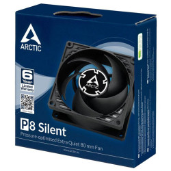Вентилятор корпусной ARCTIC Cooling P8 Silent (Black/Black) - retail (ACFAN00152A) (702003)