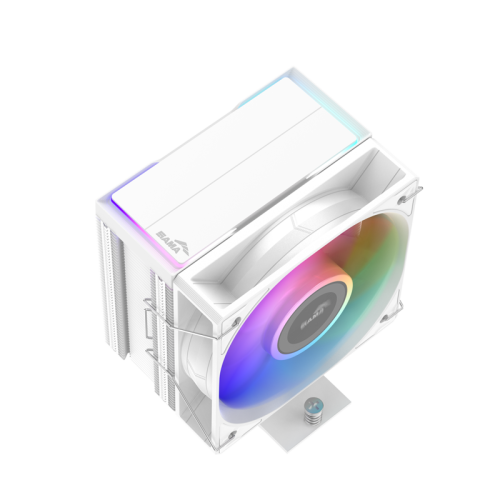 Кулер для процессора/ CPU Cooler SAMA X40L WH (220W, 4-pin PWM, 133.5mm, 4x6mm, ARGB, 1x100mm, 56.6CFM, 31.2dBA, 2600RPM, S: 1851/1700/1200/115X, AM5/AM4, white)