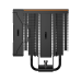 Кулер для процессора/ CPU Cooler PCCooler RZ620Pro TC BK (265W, 4-pin PWM, 160mm, Al/Cu, 6x6mm, 2x120mm, 80CFM, 36.2dBA, 2400RPM, S: 1851/1700/1200/115X, AM5/AM4, black)