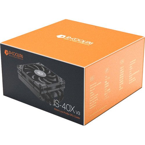 Кулер для процессора/ CPU Cooler ID-COOLING IS-40X V3 WHITE (95W, 4-pin PWM, 45mm, Al, 4x6mm, 1x92mm, 46CFM, 35.2dBA, 2800RPM, S: 1851/1700/1200/115X, AM5/AM4, White)