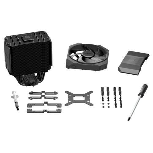 Кулер для процессора/ CPU Cooler be quiet! DARK ROCK 6 (220W, 4-pin PWM, 162mm, Al/Cu, 6x6mm, 1x135mm, 79.48CFM, 31.1dBA, 2000RPM, S: 1851/1700/1200/115X, AM5/AM4, black)
