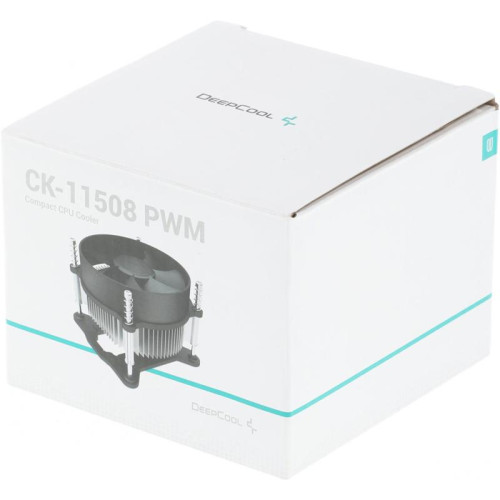 Кулер Deepcool CK-11508 PWM Soc-1151/1200 черный 4-pin 17-30dB Al 65W 245gr Ret (DP-ICAS-CK11508-P) [DP-ICAS-CK11508-P]