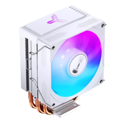 Кулер для процессора/ CPU Cooler JONSBO CR-1300 EVO Color (160W, 4-pin PWM, 128mm, Al/Cu, 4x6mm, ARGB, 1x90mm, 42CFM, 28.2dBA, 2000RPM, S: 1851/1700/1200/115X, AM4/AM5 White)