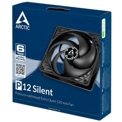 Вентилятор корпусной ARCTIC Cooling P12 Silent (black/black)   (ACFAN00130A)
