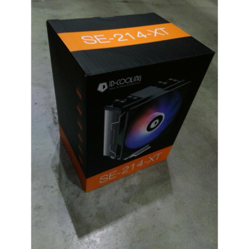Кулер ID-Cooling SE-214-XT RGB Soc-AM5/AM4/1200/1700/1851 черный/белый 4-pin 16-27dB Al+Cu 180W 810gr Ret [SE-214-XT]