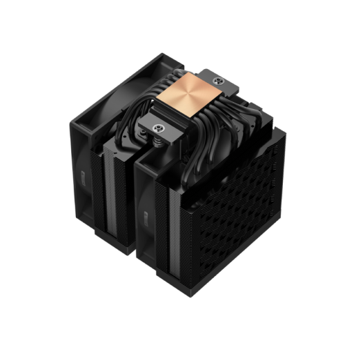 Кулер для процессора/ CPU Cooler PCCooler RT620Pro Digital BK (265W, 4-pin PWM, 157.5mm, Al/Cu, 6x6mm, 2x120mm, 73.32CFM, 34.9dBA, 2200RPM, S: 1851/1700/1200/115X, AM5/AM4, black)
