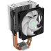 Cooler Master Hyper 212 ARGB (150W, 4-pin, 157mm, tower, Al/Cu, ARGB, fans: 1x120mm/62CFM/27dBA/1800rpm, 1700/1200/115x/AM4, ARGB Controller)