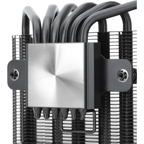 Кулер для процессора/ CPU Cooler Thermalright AXP-120 X67 Black Argb (4-pin PWM, 52mm, Ni/Cu, 6x6mm, ARGB, 1x120mm, 59CFM, 26.1dBA, 1800RPM, S: 1851/1700/1200/115X, 2011, 2066, AM5/AM4, black)