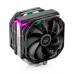 Вентилятор Deepcool AS500 PLUS RTL {6} (727071) (Height 164mm, 6mm x 5pcs, Fan 140mm*2, 500;1200RPM ±10%,  29.2 dB(A), 4-pin PWM, TDP 220W, Screw, Socket AMD AM4, Intel LGA 2066/2011-v3/2011/1700/1200/115x) {8}