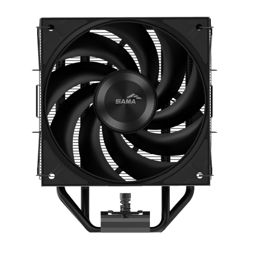 Кулер для процессора/ CPU Cooler SAMA A40 (240W, 4-pin PWM, 152mm, 4x6mm, 1x120mm, 78CFM, 29dBA, 2200RPM, S: 1851/1700/1200/115X, AM5/AM4, black)