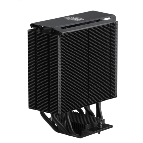 Кулер для процессора/ Cooler Master MasterAir MA612 Stealth ARGB (220W, 4-pin, 158mm, tower, Al/Cu/Ni, ARGB, fans: 2x120mm/62CFM/27dBA/1800rpm, 1700/1200/2011-V3/2011/AM5/AM4/AM3/AM3+/AM2/AM2+/FM2/FM2+/FM1, ARGB Controller)