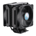 Кулер для процессора/ Cooler Master MasterAir MA612 Stealth (220W, 4-pin, 158mm, tower, Al/Cu/Ni, fans: 2x120mm/62CFM/27dBA/1800rpm, 1700/1200/115X/2066/2011-V3/2011/AM5/AM4/AM3/AM3+/AM2/AM2+/FM2/FM2+/FM1)