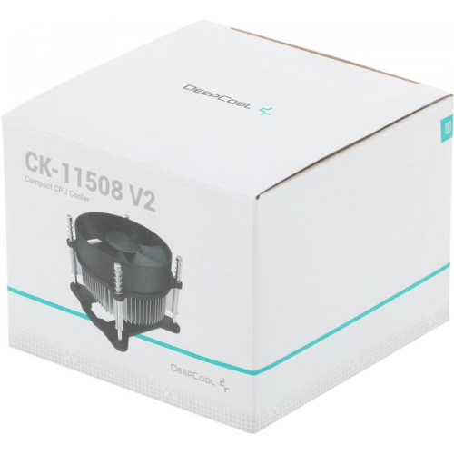 Кулер Deepcool CK-11508 V2 Soc-1151/1200 черный 3-pin 25dB Al 65W 245gr Ret (DP-ICAS-CK11508-V2) [DP-ICAS-CK11508-V2]