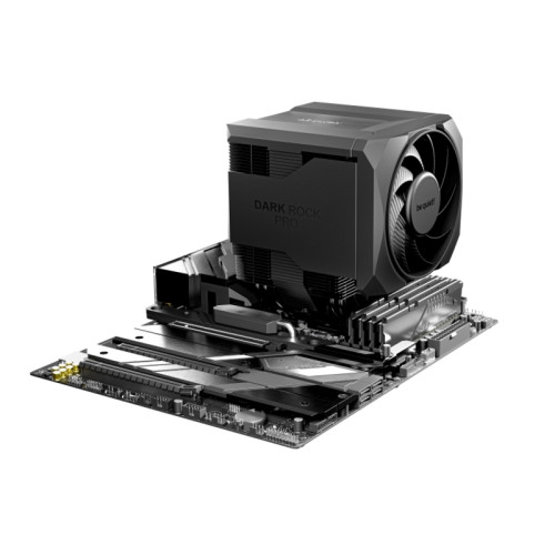 Кулер для процессора/ CPU Cooler be quiet! DARK ROCK PRO 6 (300W, 4-pin PWM, 169mm, Al/Cu, 7x6mm, 1x120mm + 1x135mm, 52.94/79.48CFM, 32.4dBA, 2000RPM, S: 1851/1700/1200/115X, AM5/AM4, black)