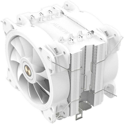 Вентилятор ALSEYE H120D (White) TDP: 200W Product Dimensions:123x154x106mm Heatsink Dimensions:154x123x58mm Heatsink Weight:518g Heat Pipe:O6mmx6pcs Fan Dimensions-:120x120x25mm (875842)