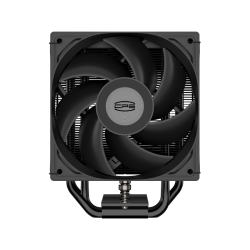 Кулер для процессора/ PCCooler RT500 Digital BK (240W, 4-pin PWM, LED temp., 152mm, Al/Cu, 5x6mm, 1x120mm, 73.32CFM, 34.9dBA, 2200RPM, S: 1851/1700/1200/115X, AM5/AM4, black)