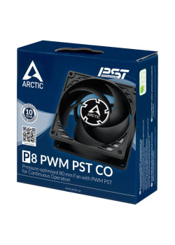 Вентилятор Arctic Cooling Вентилятор для корпуса Arctic P8 PWM PST CO black/black (ACFAN00151A) (702041)