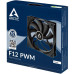 Вентилятор корпусной ARCTIC Cooling F12 PWM PST (Black) - retail (ACFAN00200A) (702966)
