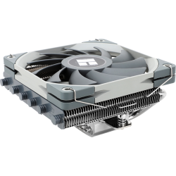 Кулер для процессора/ CPU Cooler Thermalright AXP-120 X67 (4-pin PWM, 52mm, Ni/Cu, 6x6mm, 1x120mm, 59CFM, 26.1dBA, 1800RPM, S: 1851/1700/1200/115X, 2011, 2066, AM5/AM4, grey)
